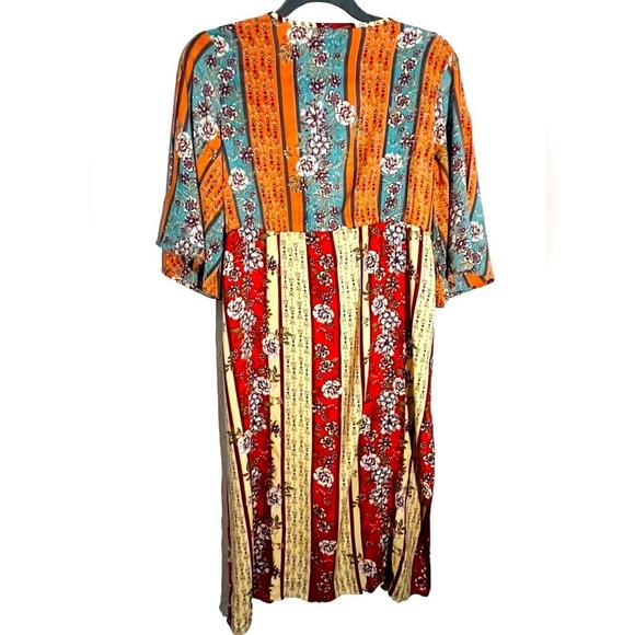 Angie Bell Sleeve Front Tie Kimono Dress Size M - Picture 2 of 4